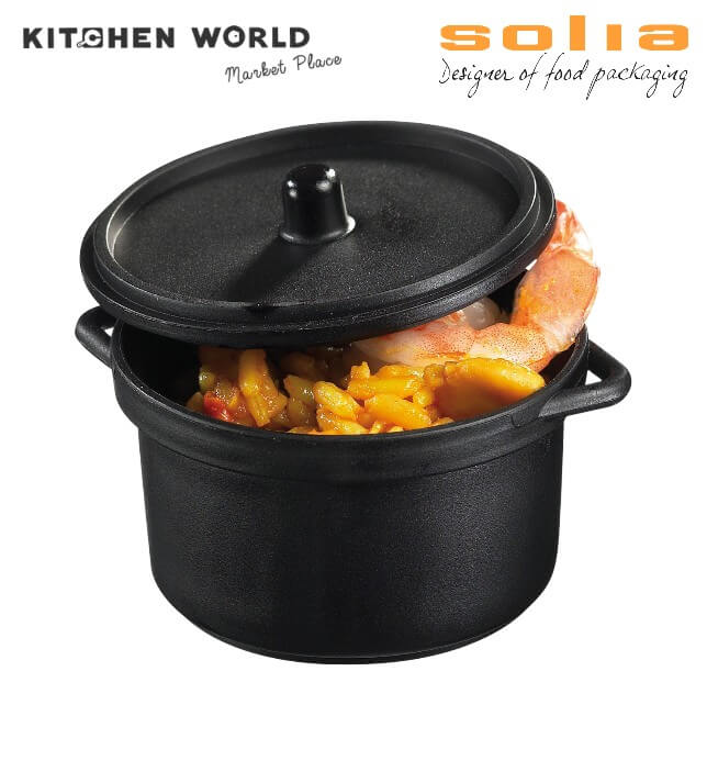 หม้อพลาสติกขนาดเล็ก SOLIA PK1141-390 ขนาด 3 ออนซ์ แพ็ค 30 ชิ้น